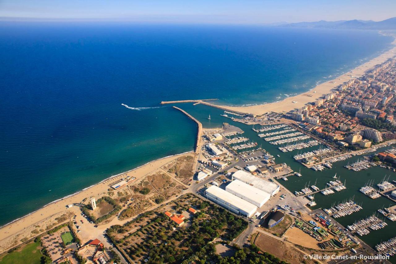 "Mediterranee" Salon Vue Mer Au Coeur De La Ville 10M De La Plage Canet-en-Roussillon Bagian luar foto